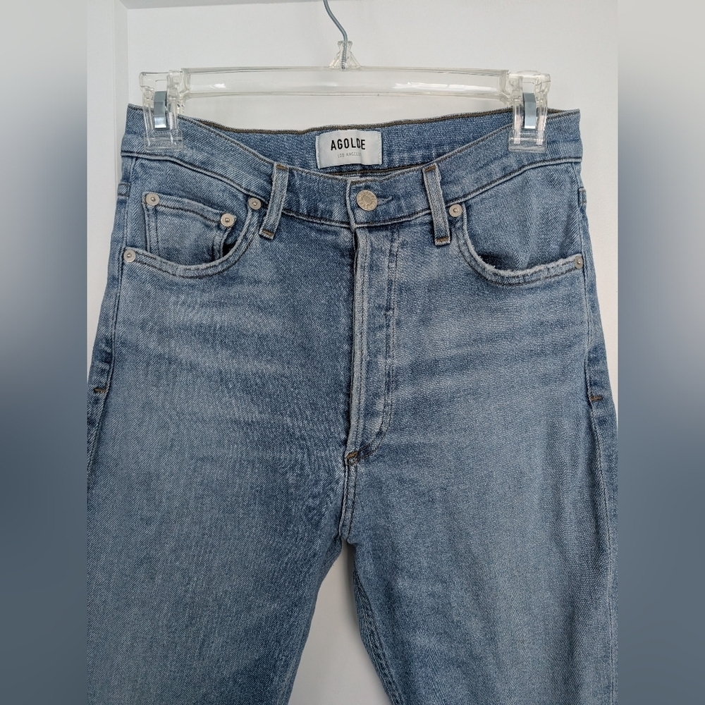 AGOLDE Nico High Rise Slim Fit Jeans, Embark wash, Women's Size 27 - Picture 3 of 12